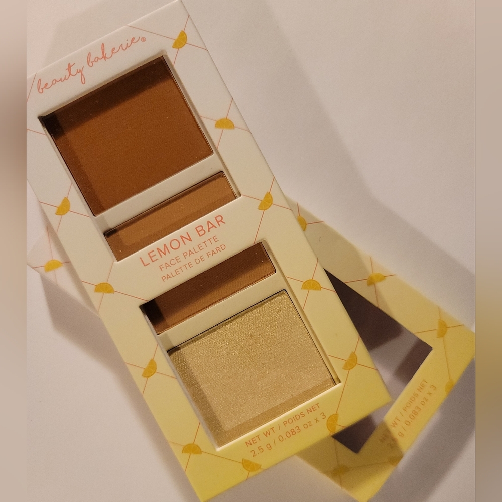 🚀3/$15 Beauty Bakerie Face Palette - Lemon Bar NIB - Picture 7 of 11